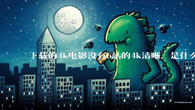 下载的4k电影没有b站的4k清晰，是什么情况啊？